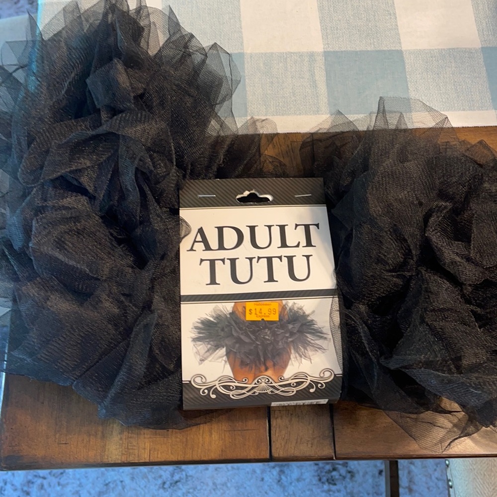 Back adult tutu